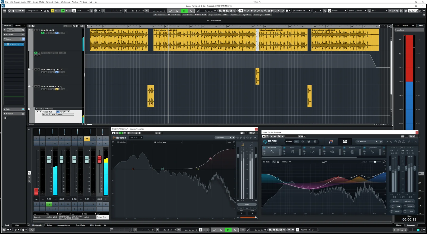 Sync arrangement view for B-Boys Reloaded