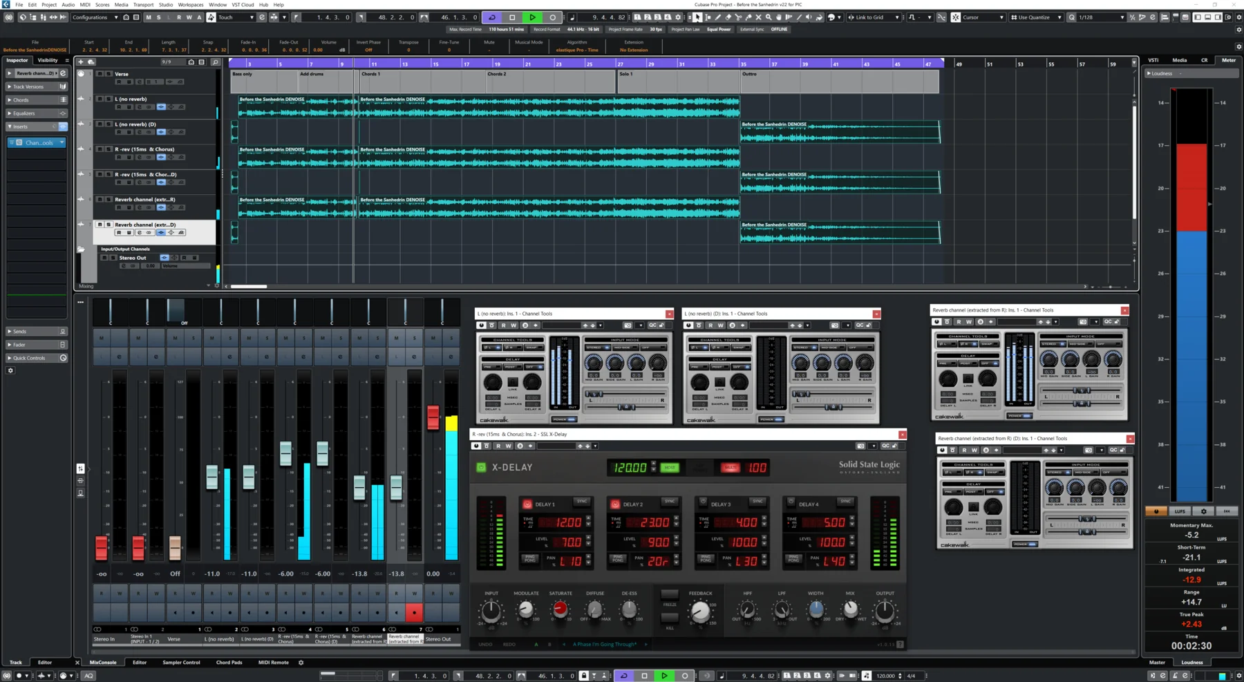 Sync arrangement view for Before the Sanhedrin