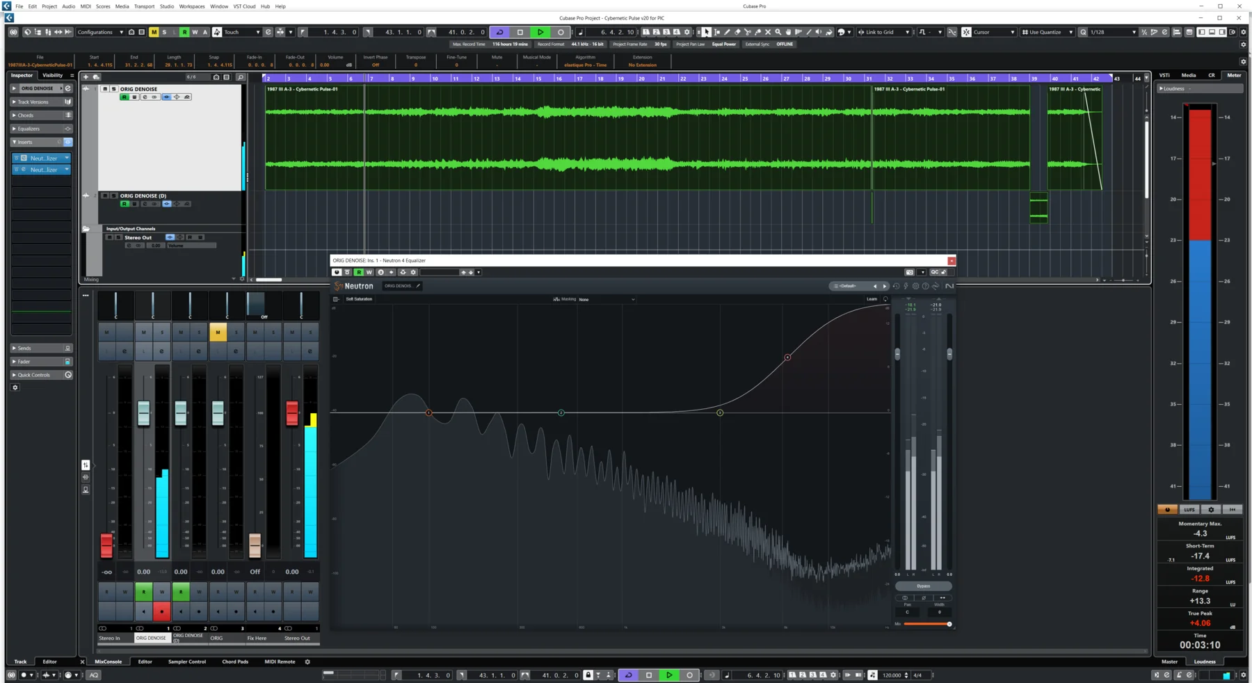 Sync arrangement view for Cybernetic Pulse