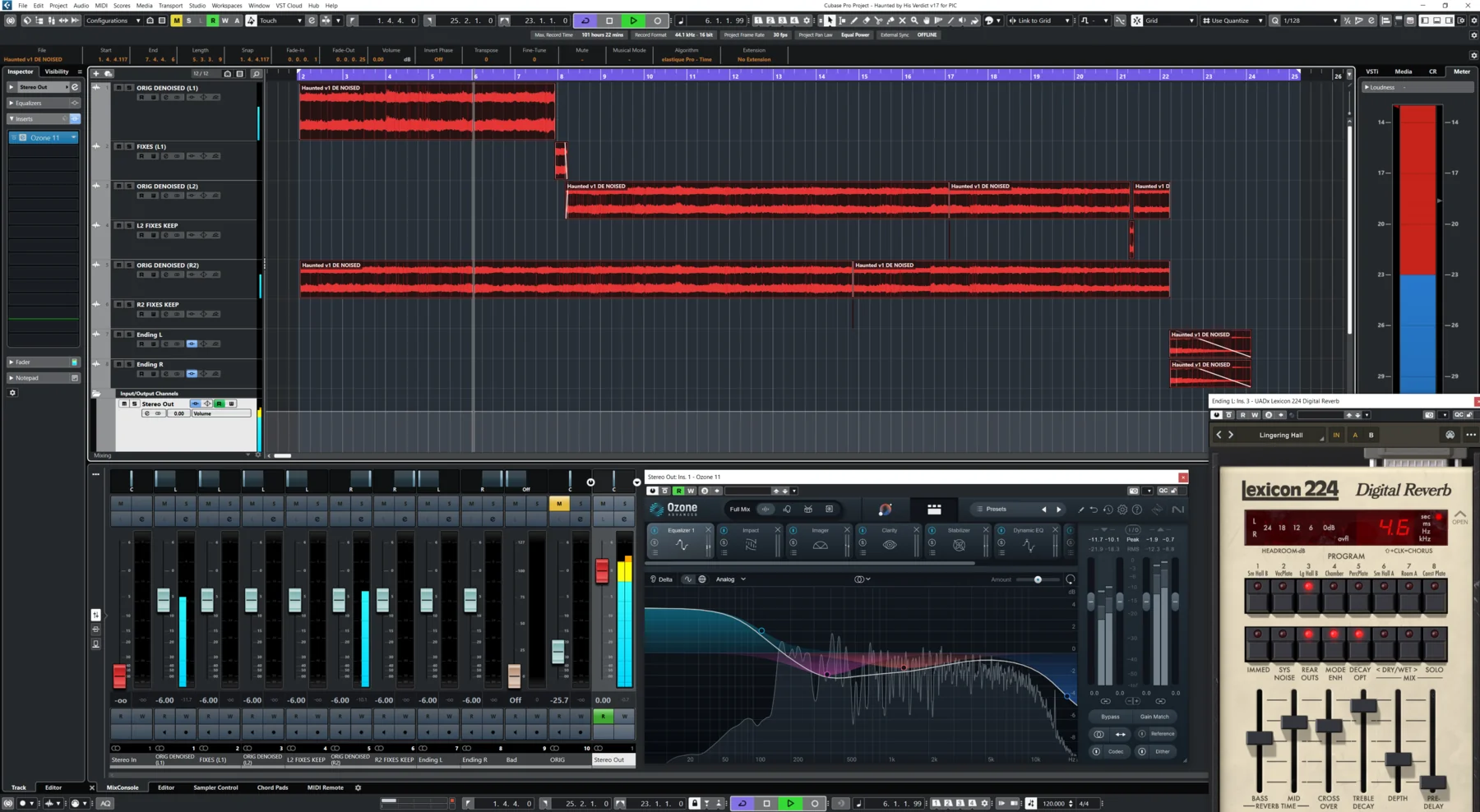 Sync arrangement view for Haunted by His Verdict