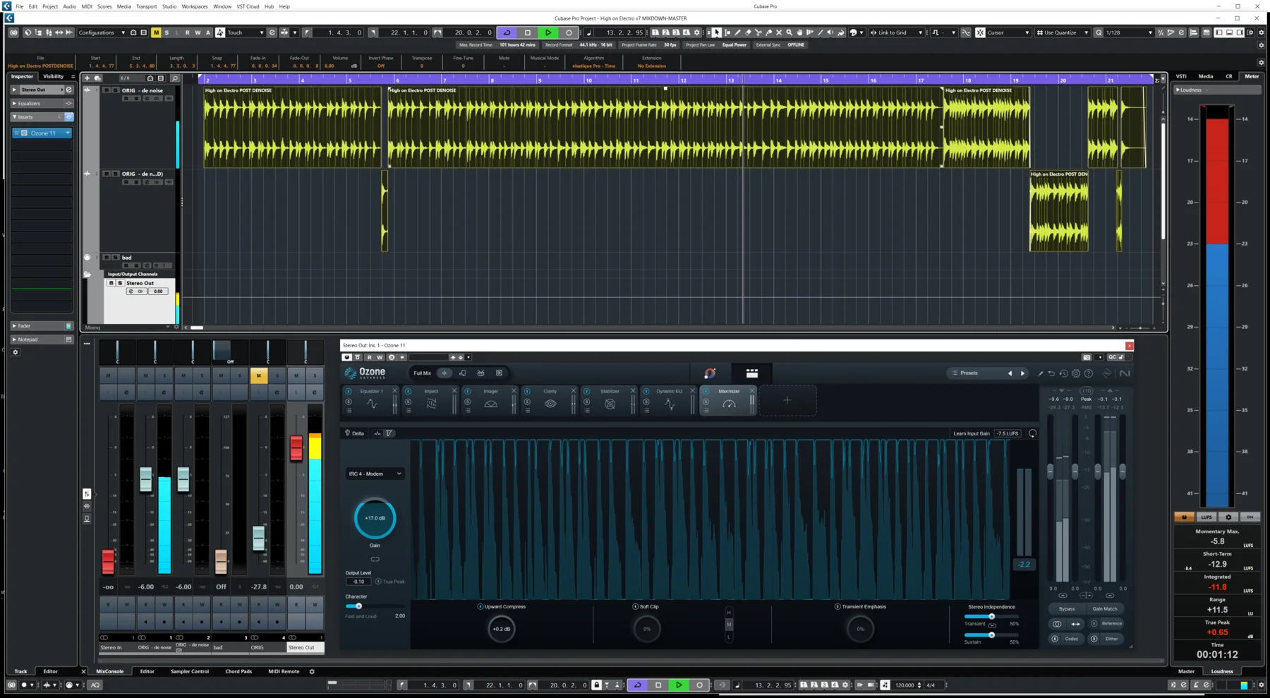 Sync arrangement view for High on Electro