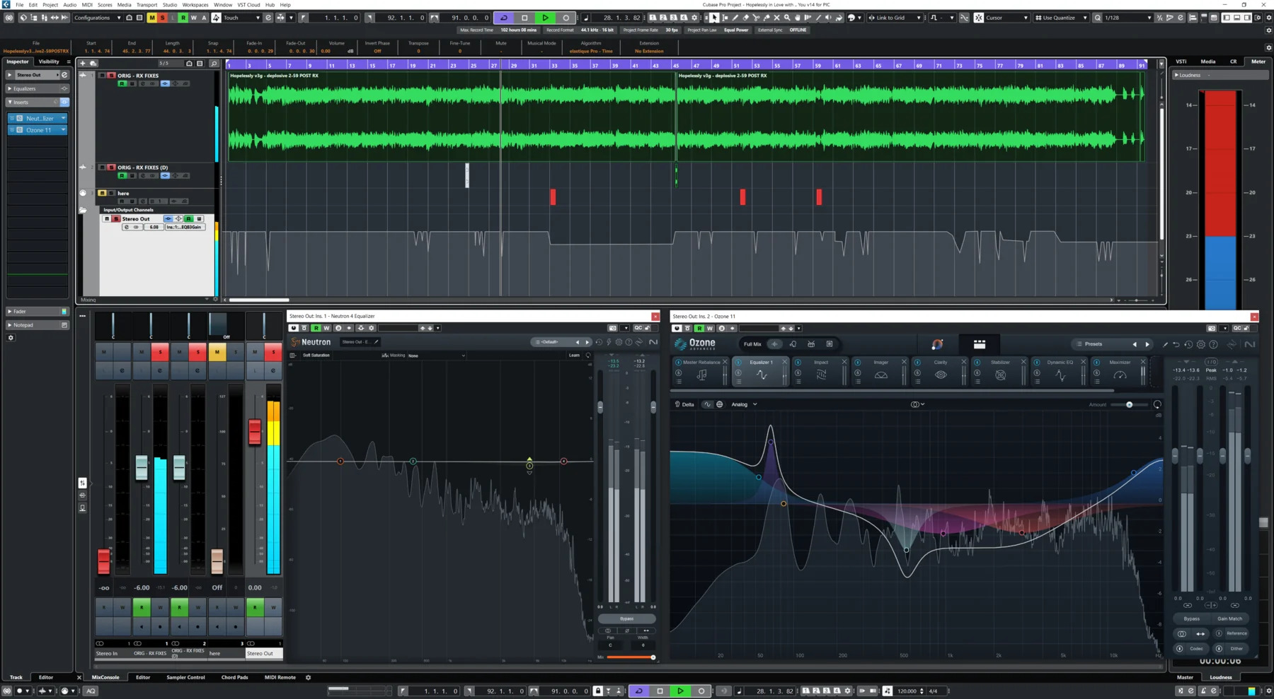 Sync arrangement view for Hopelessly in Love With ... You?