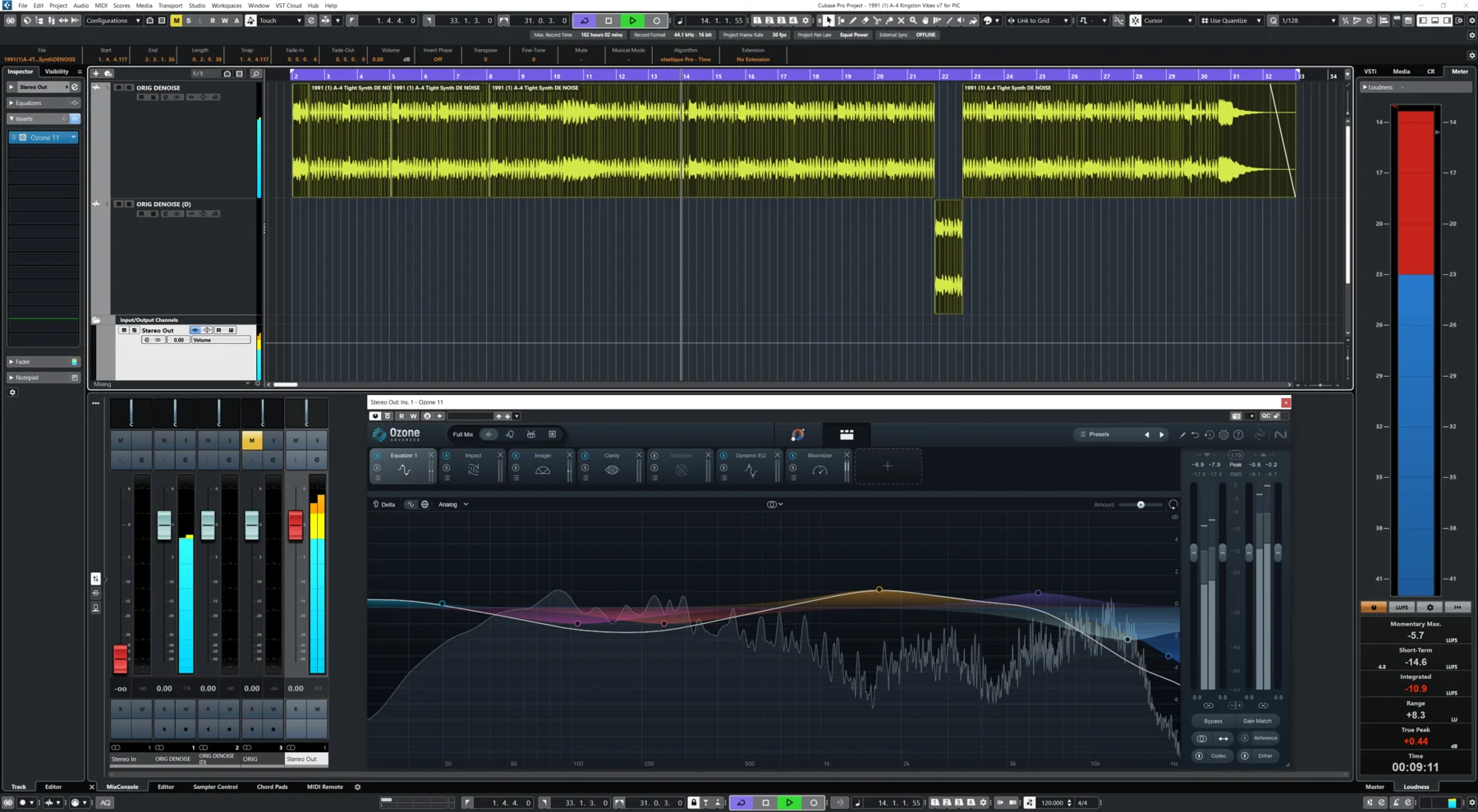 Sync arrangement view for Kingston Vibes