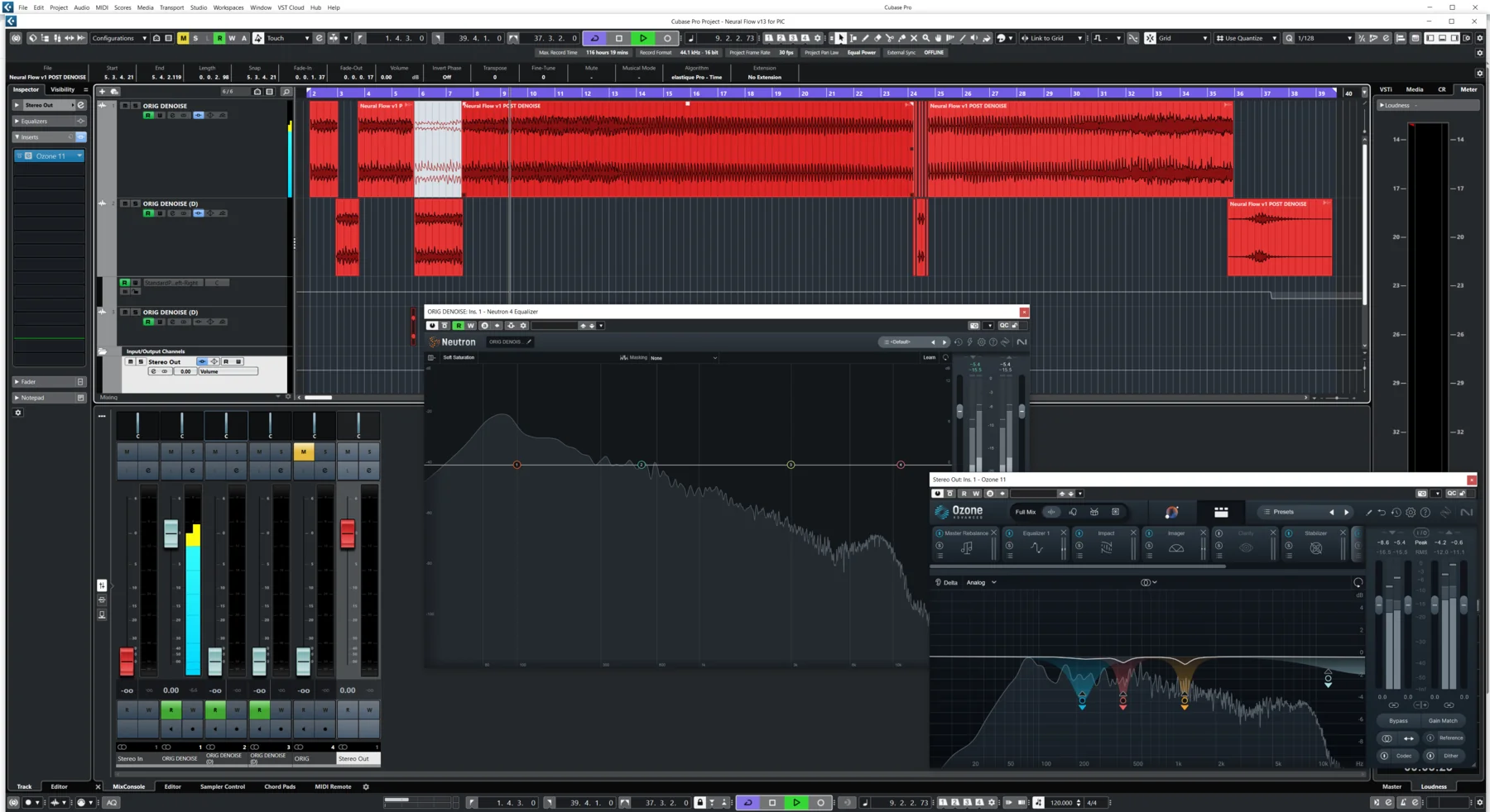 Sync arrangement view for Neural Flow