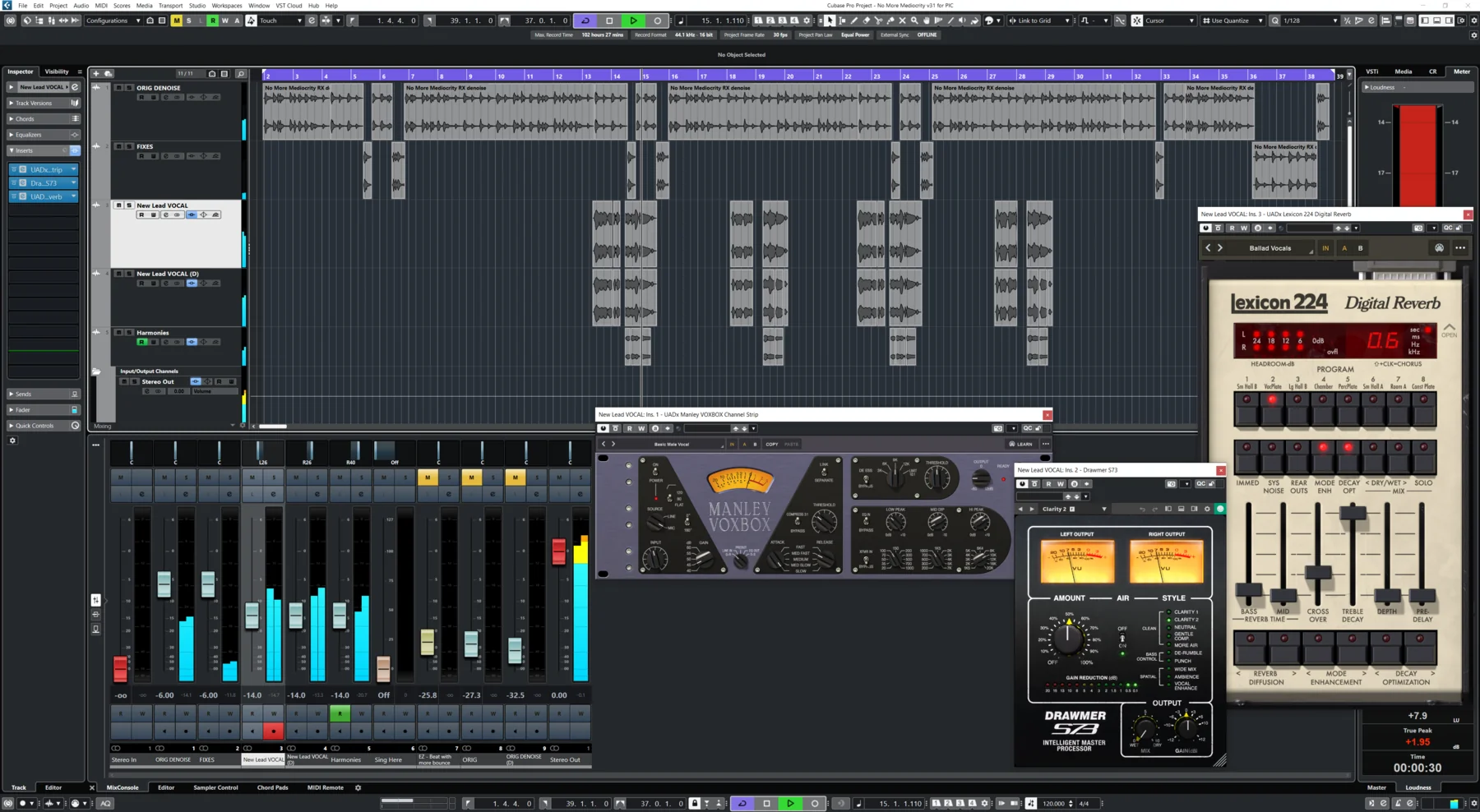 Sync arrangement view for No More Mediocrity