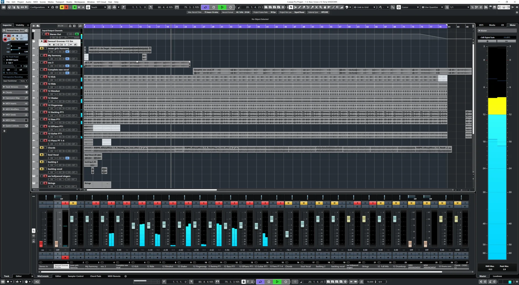 Sync arrangement view for Now I Know