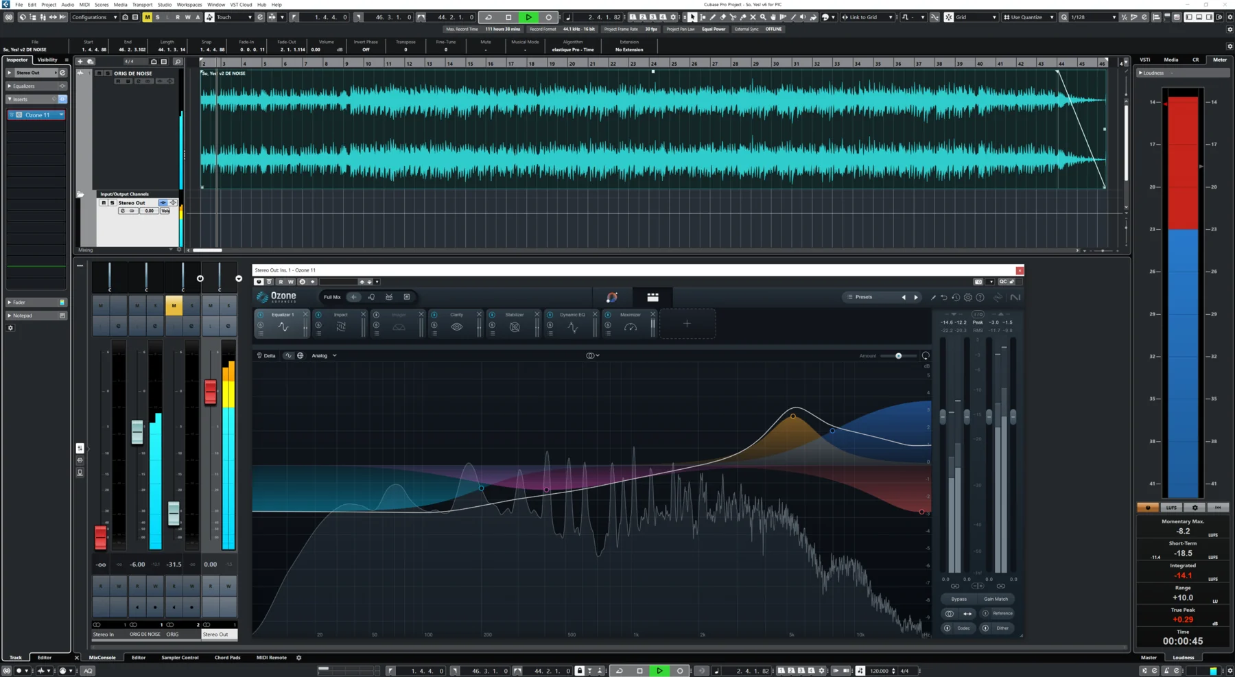 Sync arrangement view for So, Yes!